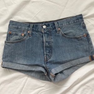 Levi’s 501 Roll-Hem Denim Shorts